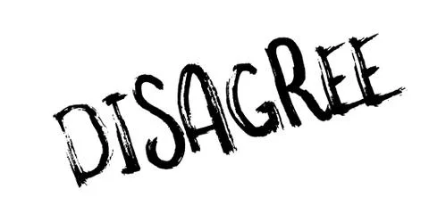 Disagree rubber stamp Stock Illustration