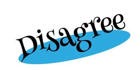 Disagree rubber stamp Stock Illustration