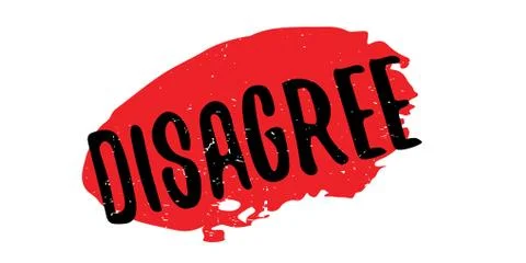Disagree rubber stamp Stock Illustration