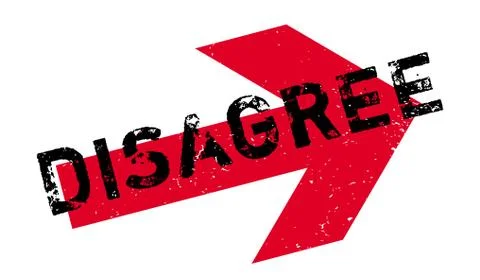 Disagree rubber stamp Stock Illustration