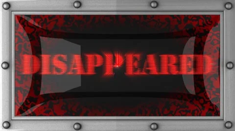 Disappeared on led Stock Footage 8696266