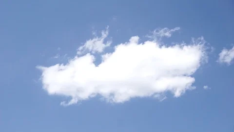 Disappearing Cloud At The Blues Sky Time Lapse Stock Footage 93036751