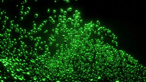 Disappearing explosion of balls. Design. A lot of 3d balls are moving in flow of Video stock 250191182