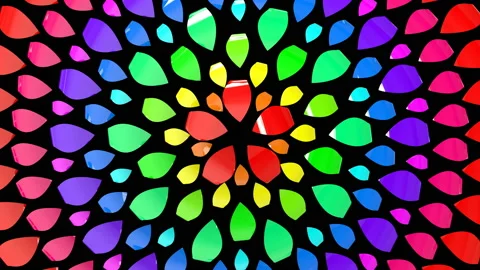 Disappearing mosaic Stock Footage 140917240