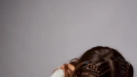 Disappointed child slapping forehead with hand making mistake, forget bad m.. Stock Footage 295923470
