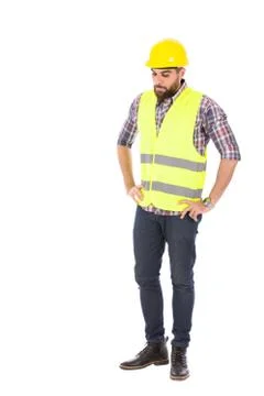 Disappointed engineer Stock Photos