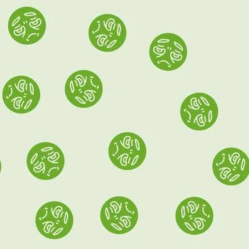 Disappointed expression sad mood glyph seamless pattern Stock Illustration