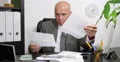 Disappointed Manager Financial Crisis Looking Invoices Not Enough Payments Cash 4k or 4k+ Resolution