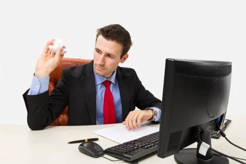 Disappointed manager Stock Photos