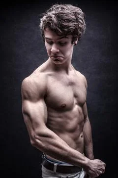 Disappointed young man Stock Photos