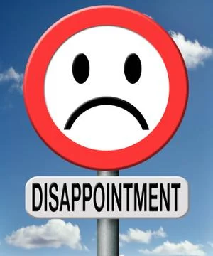 Disappointment Stock Illustration