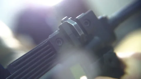 Disassemble and reload weapons close-up. A soldier disassembles a weapon. Stock Footage 172233145
