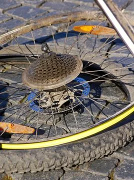 Disassembled wheel Stock Photos