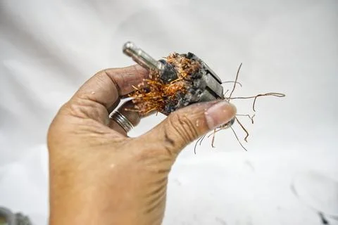 Disassembling a Household Vacuum Cleaner Stock Photos
