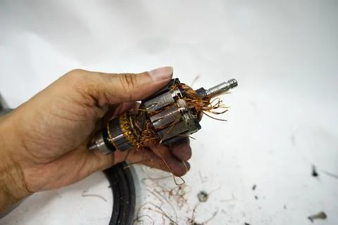 Disassembling a Household Vacuum Cleaner Stock Photos