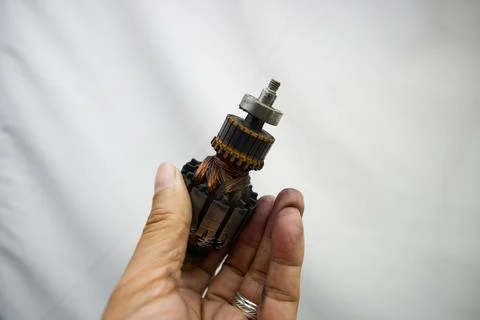 Disassembling a Household Vacuum Cleaner Foto stock