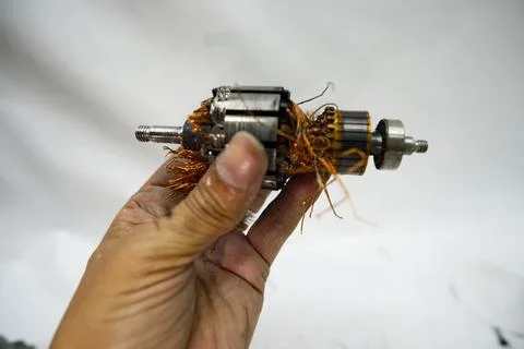 Disassembling a Household Vacuum Cleaner Foto stock