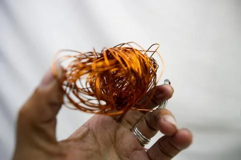 Disassembling a Household Vacuum Cleaner Foto stock