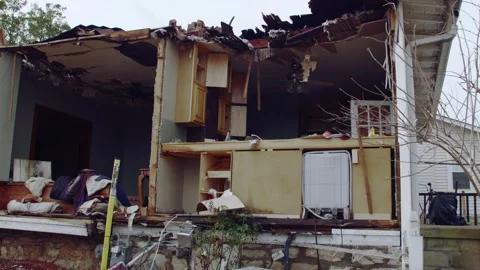 Disaster Area Stock Footage 241605046