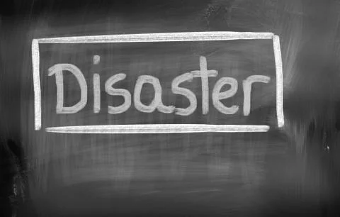 Disaster concept Illustrazione stock