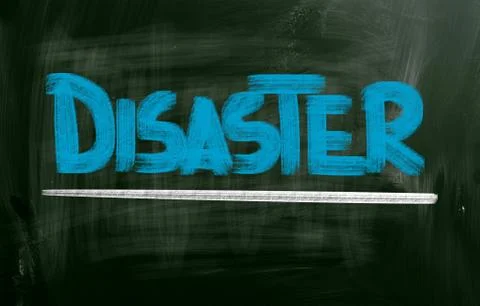 Disaster concept Stock Illustration
