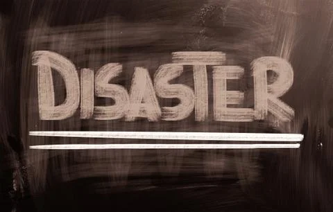 Disaster concept Stock Illustration