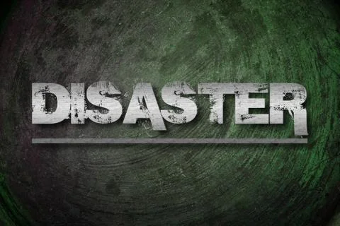 Disaster concept Stock Illustration
