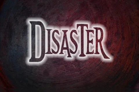 Disaster concept Stock Illustration