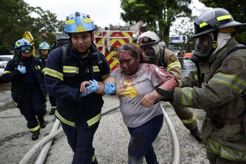 Disaster Response exercise begins in Panama City - 13 Jun 2023 Stock Photos