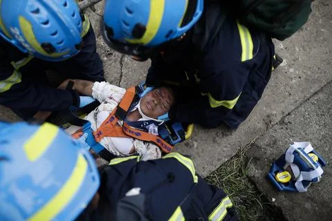 Disaster Response exercise begins in Panama City - 13 Jun 2023 Stock Photos