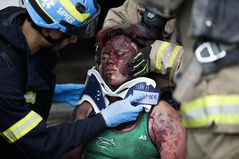 Disaster Response exercise begins in Panama City - 13 Jun 2023 Stock Photos