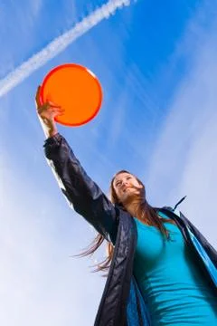 Disc and open sky Fotos Stock