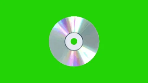 Disc animation on green screen Stock Footage 331500893