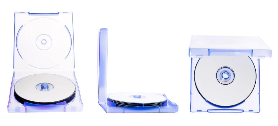 Disc in Boxes Stock Photos