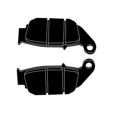 Disc brake lining icon Stock Illustration