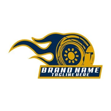 Disc break logo design vector Stock-Illustration