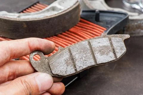 Disc break pads Stock Photos