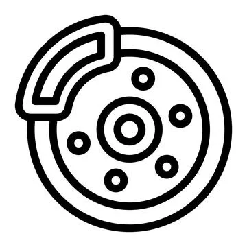 Disc break Vector Icon Design Illustration Stock Illustration