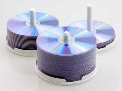 Disc CD DVD Blank Foto stock
