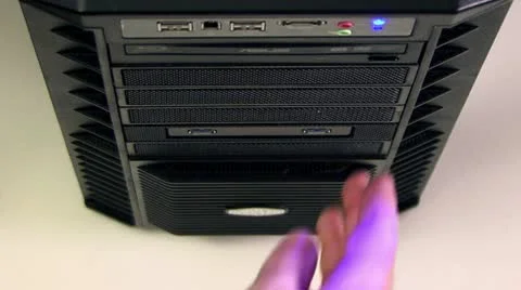 Disc Drive 1 Stock Footage 10809493