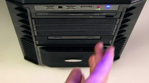 Disc Drive 2 Stock Footage 10809588