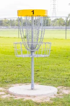 Disc golf cage 2 Stock Photos