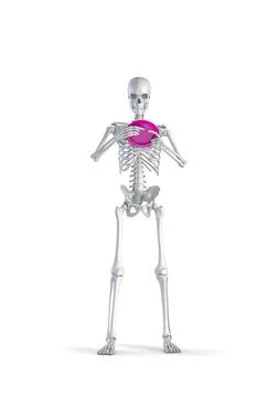 Disc golf skeleton Illustrazione stock