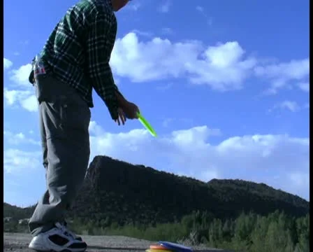 Disc golf V5 - PAL Stock Footage 12119041