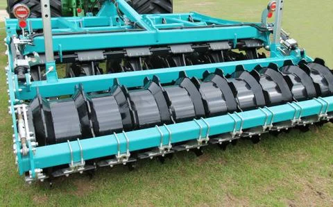 Disc Harrow. Stock Photos