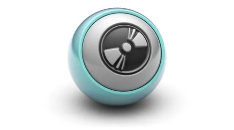 Disc icon Stock Footage 25593203