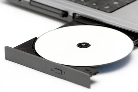 Disc Loading Isolated on a White Background 스톡 사진