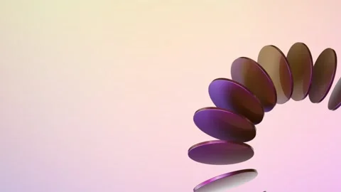 Disc Motion Loop Animation Tech Background Stock Footage 332667378