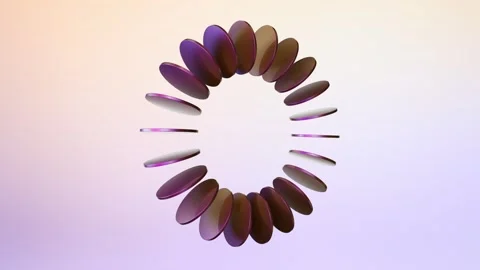 Disc Motion Loop Modern Tech Background Stock Footage 332667504