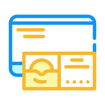 Disc with operating system color icon vector illustration Stock Illustration